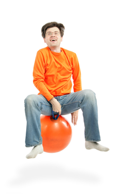 orange bounceBall